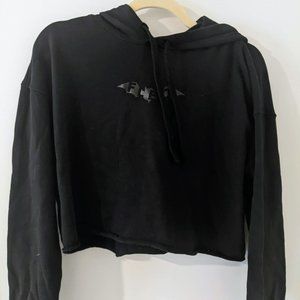 Fleo Hooded Crop Sweatshirt